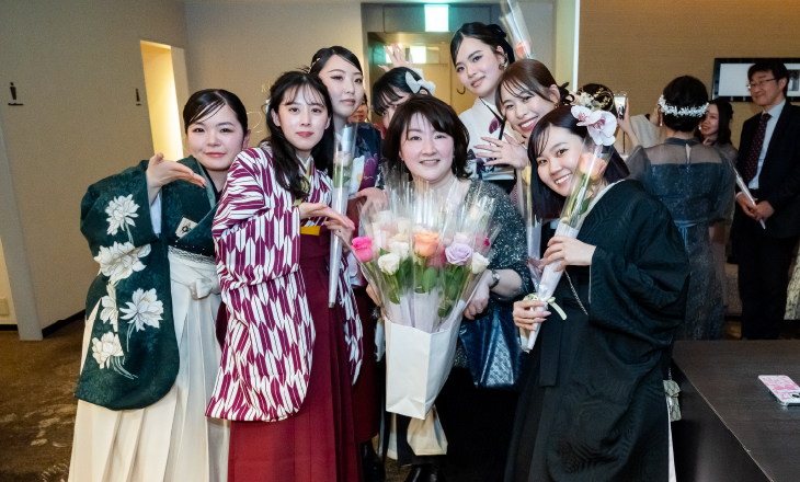 卒業式・謝恩会の様子