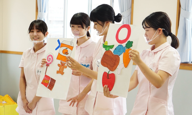 保育園臨地実習の様子