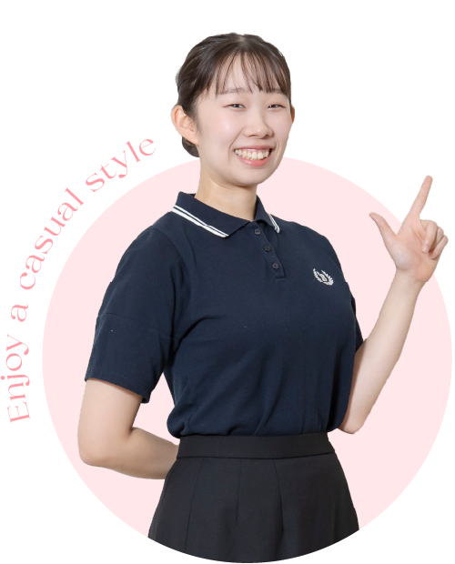 Enjoy a casual style